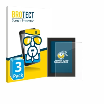 Front side of a product packaging with the brand logo BROTECT. Next to it is the device Volvo XC60 (2018–2024) shown with the 