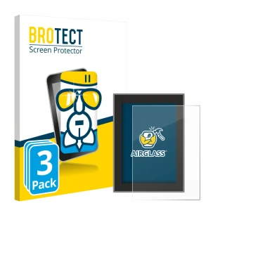 Front side of a product packaging with the brand logo BROTECT. Next to it is the device Volvo XC90 (2018–2024) shown with the 