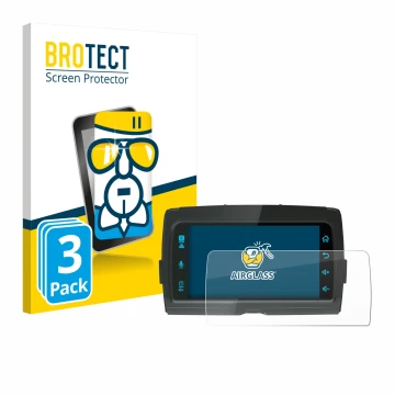 Front side of a product packaging with the brand logo BROTECT. Next to it is the device Diamond Audio MSHD14 shown with the co