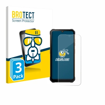 Front side of a product packaging with the brand logo BROTECT. Next to it is the device Hammer Iron Va shown with the correspo