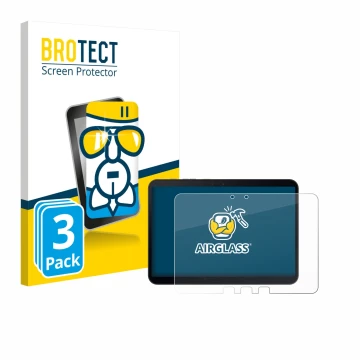 Front side of a product packaging with the brand logo BROTECT. Next to it is the device Samsung Galaxy Tab Active 5 Pro shown 