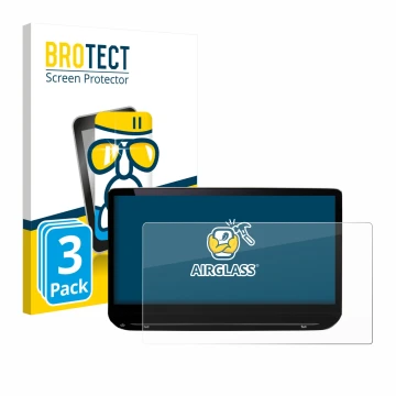 Front side of a product packaging with the brand logo BROTECT. Next to it is the device Skoda Octavia Combi Selection 13