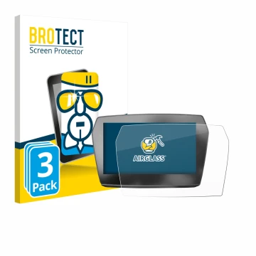 Front side of a product packaging with the brand logo BROTECT. Next to it is the device Voge 625 2025 shown with the correspon