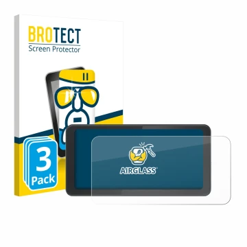 Front side of a product packaging with the brand logo BROTECT. Next to it is the device Spedal CL871 6.25