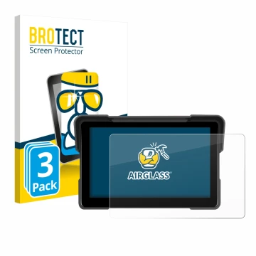 Front side of a product packaging with the brand logo BROTECT. Next to it is the device Sixwin P5 7