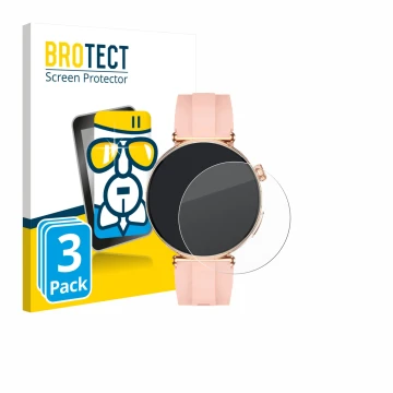 Front side of a product packaging with the brand logo BROTECT. Next to it is the device Knauermann Pro 4 Mini 2026 shown with 