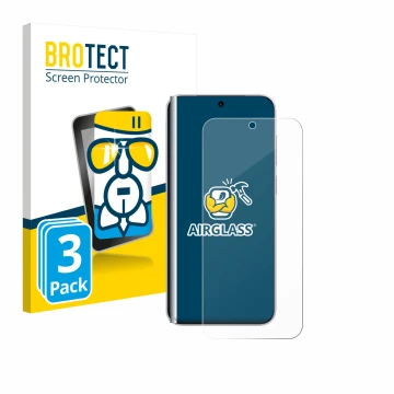 Front side of a product packaging with the brand logo BROTECT. Next to it is the device Vivo X300 Pro shown with the correspon