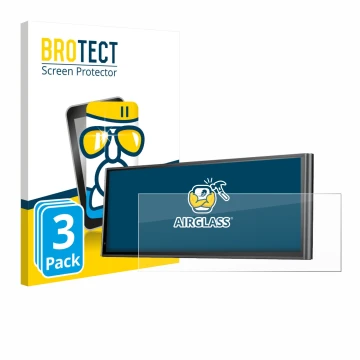 Front side of a product packaging with the brand logo BROTECT. Next to it is the device Krunia 9.26