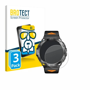 Front side of a product packaging with the brand logo BROTECT. Next to it is the device Rogbid Titan K shown with the correspo