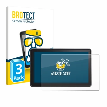 Front side of a product packaging with the brand logo BROTECT. Next to it is the device Osee G7 Pro shown with the correspondi