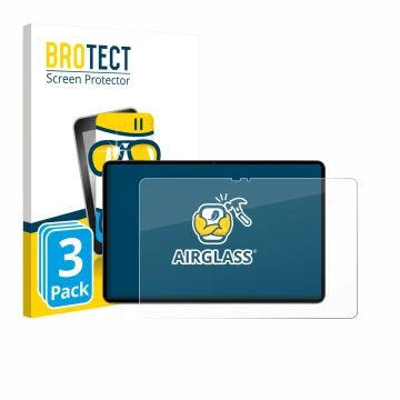 Front side of a product packaging with the brand logo BROTECT. Next to it is the device VALE V12X LTE-8128 12.6