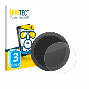 Front side of a product packaging with the brand logo BROTECT. Next to it is the device Elecrow Display 2.8
