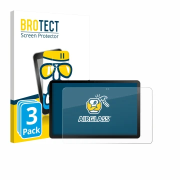 Front side of a product packaging with the brand logo BROTECT. Next to it is the device Ainmel G9 11.5