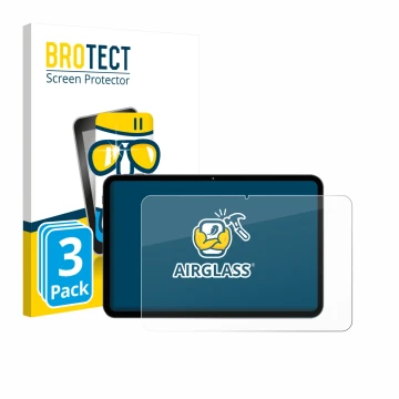 Front side of a product packaging with the brand logo BROTECT. Next to it is the device VekfulPC T60 Pro 13.4