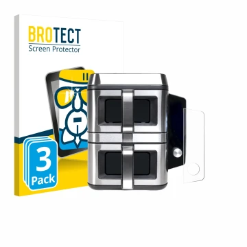 Front side of a product packaging with the brand logo BROTECT. Next to it is the device KOENIC KTAF-TR shown with the correspo