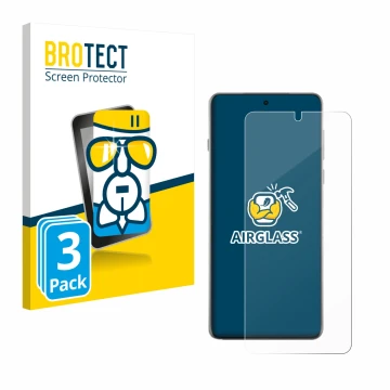 Front side of a product packaging with the brand logo BROTECT. Next to it is the device Oppo Find X8 Ultra shown with the corr
