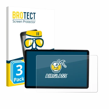 Front side of a product packaging with the brand logo BROTECT. Next to it is the device MG S5 EV 12.8