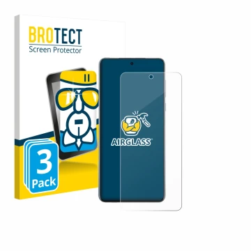 Front side of a product packaging with the brand logo BROTECT. Next to it is the device Oppo Find X8s+ shown with the correspo