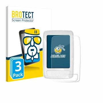 Front side of a product packaging with the brand logo BROTECT. Next to it is the device Giant Axact 14W shown with the corresp