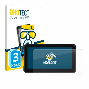 Front side of a product packaging with the brand logo BROTECT. Next to it is the device GOHHDL A4058 6