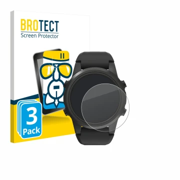 Front side of a product packaging with the brand logo BROTECT. Next to it is the device Shearwater TERN TX shown with the corr