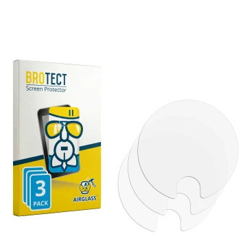 Front side of a product packaging with the brand logo BROTECT. Next to it is the corresponding screen protector.