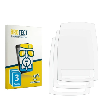 Front side of a product packaging with the brand logo BROTECT. Next to it is the corresponding screen protector.