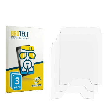 Front side of a product packaging with the brand logo BROTECT. Next to it is the corresponding screen protector.