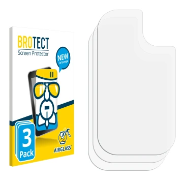 Front side of a product packaging with the brand logo BROTECT. Next to it is the corresponding screen protector.