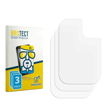 Front side of a product packaging with the brand logo BROTECT. Next to it is the corresponding screen protector.