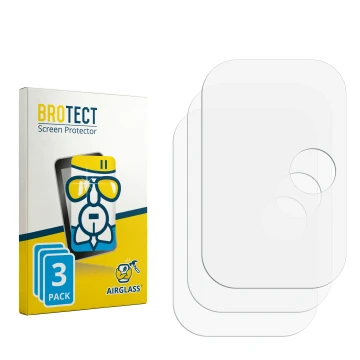 Front side of a product packaging with the brand logo BROTECT. Next to it is the corresponding screen protector.