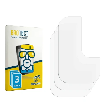 Front side of a product packaging with the brand logo BROTECT. Next to it is the corresponding screen protector.