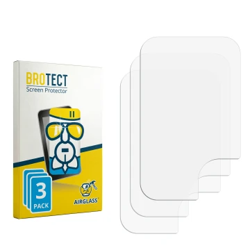 Front side of a product packaging with the brand logo BROTECT. Next to it is the corresponding screen protector.