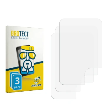 Front side of a product packaging with the brand logo BROTECT. Next to it is the corresponding screen protector.