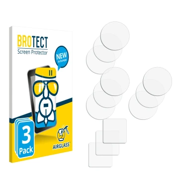 Front side of a product packaging with the brand logo BROTECT. Next to it is the corresponding screen protector.