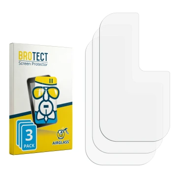 Front side of a product packaging with the brand logo BROTECT. Next to it is the corresponding screen protector.