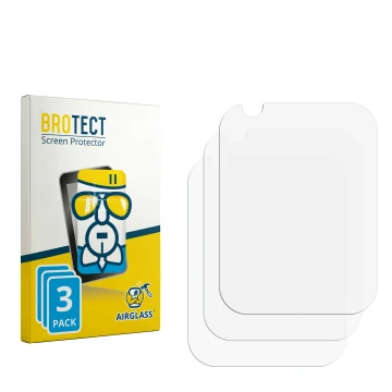Front side of a product packaging with the brand logo BROTECT. Next to it is the corresponding screen protector.