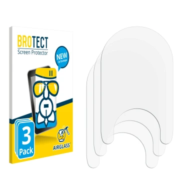 Front side of a product packaging with the brand logo BROTECT. Next to it is the corresponding screen protector.