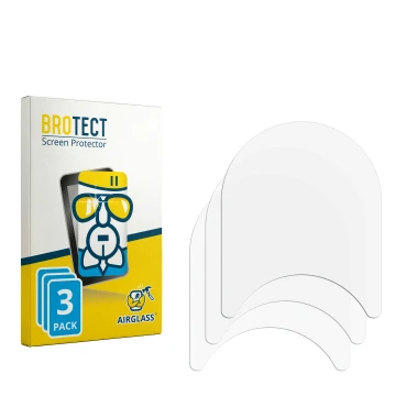 Front side of a product packaging with the brand logo BROTECT. Next to it is the corresponding screen protector.