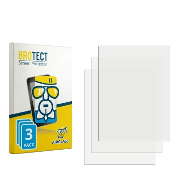 Front side of a product packaging with the brand logo BROTECT. Next to it is the corresponding screen protector.