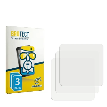 Front side of a product packaging with the brand logo BROTECT. Next to it is the corresponding screen protector.