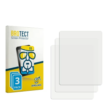Front side of a product packaging with the brand logo BROTECT. Next to it is the corresponding screen protector.