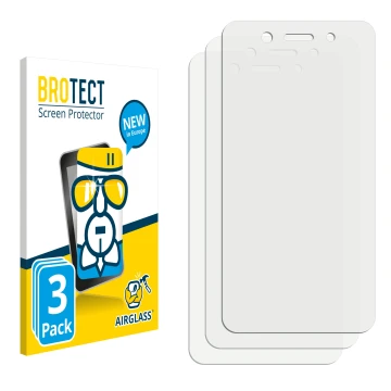 Front side of a product packaging with the brand logo BROTECT. Next to it is the corresponding screen protector.