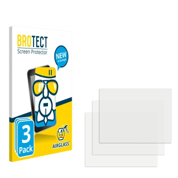 Front side of a product packaging with the brand logo BROTECT. Next to it is the corresponding screen protector.