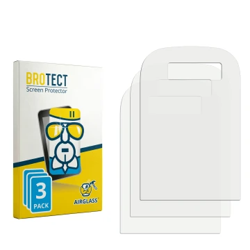 Front side of a product packaging with the brand logo BROTECT. Next to it is the corresponding screen protector.