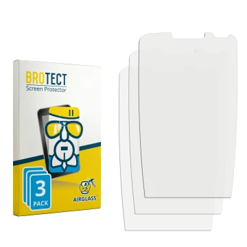 Front side of a product packaging with the brand logo BROTECT. Next to it is the corresponding screen protector.