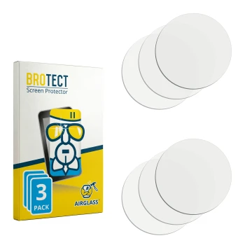 Front side of a product packaging with the brand logo BROTECT. Next to it is the corresponding screen protector.