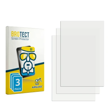 Front side of a product packaging with the brand logo BROTECT. Next to it is the corresponding screen protector.