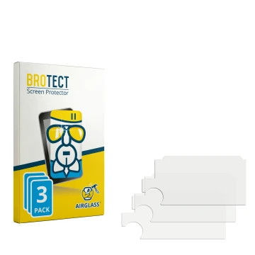 Front side of a product packaging with the brand logo BROTECT. Next to it is the corresponding screen protector.