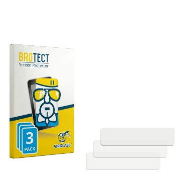 Front side of a product packaging with the brand logo BROTECT. Next to it is the corresponding screen protector.
